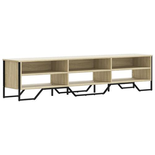 Tv-bord 180x34x41 cm konstrueret træ sonoma-eg