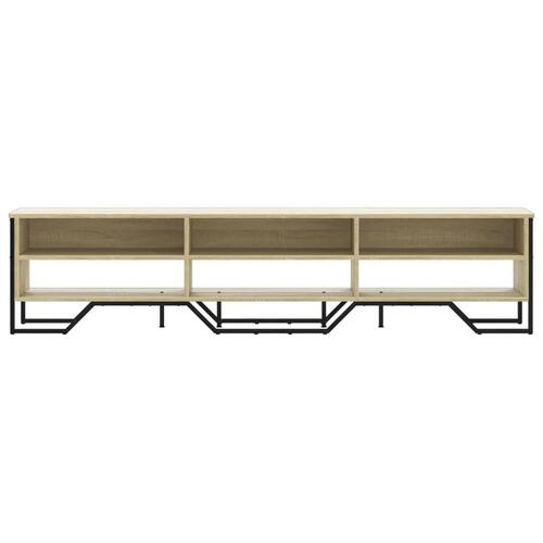 Tv-bord 180x34x41 cm konstrueret træ sonoma-eg