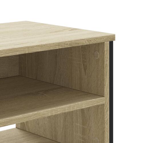 Tv-bord 180x34x41 cm konstrueret træ sonoma-eg