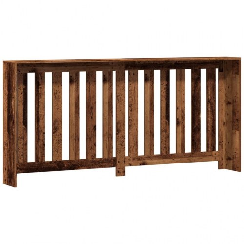 Radiatorskjuler 175x20x82 cm konstrueret træ antikt træ