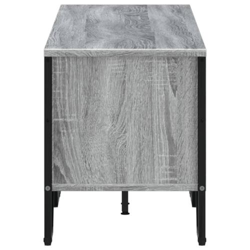 Tv-bord 180x34x41 cm konstrueret træ grå sonoma-eg