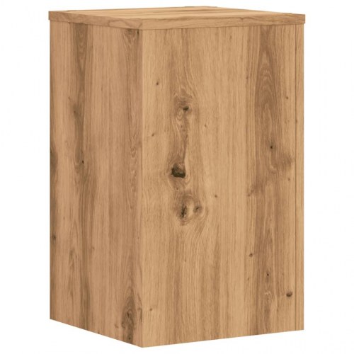 Plantestativer 2 stk. 30×30×50 cm - konstrueret træ, egetræsfarvet