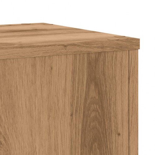 Plantestativer 2 stk. 30×30×50 cm - konstrueret træ, egetræsfarvet