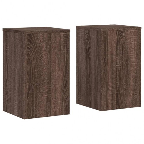 Plantestativer 2 stk. 30 x 30 x 50 cm - brun eg