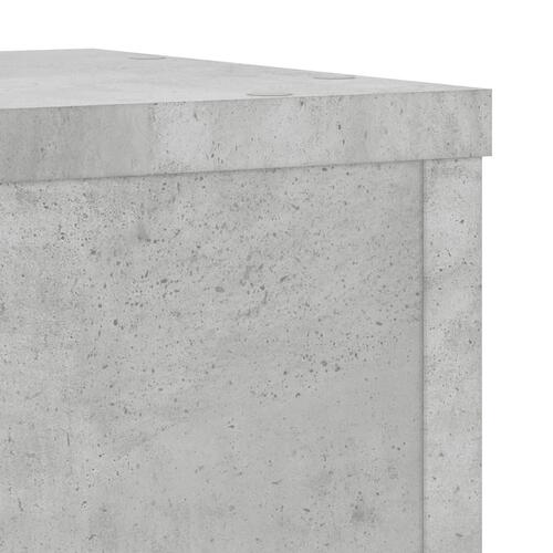 Plantestativer 2 stk. 25x25x35 cm konstrueret træ betongrå