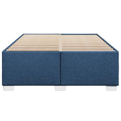 Sengeramme uden madras 160x200 cm stof blå