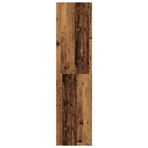 Klædeskab 30×50×200 cm i konstrueret træ - gammelt træ-look