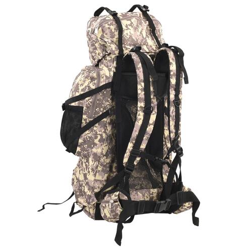 Vandretaske 80 l camouflage oxfordstof brun