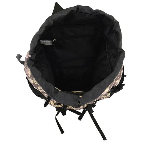 Vandretaske 80 l camouflage oxfordstof brun