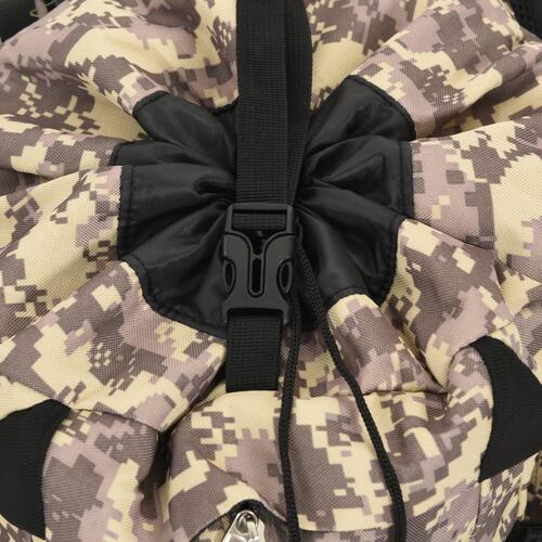 Vandretaske 100 l camouflage oxfordstof brun