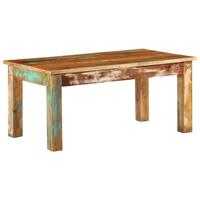 Sofabord 100x55x45 cm massivt genbrugstræ
