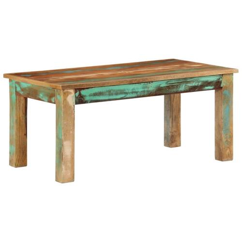 Sofabord 100x55x45 cm massivt genbrugstræ
