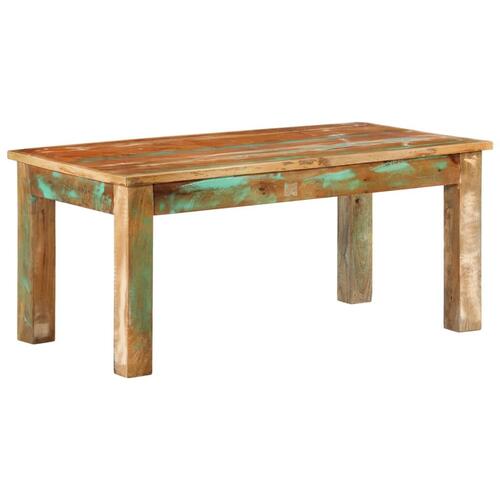 Sofabord 100x55x45 cm massivt genbrugstræ