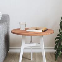 Bordplade Ø40x1,5 cm rund massivt bøgetræ