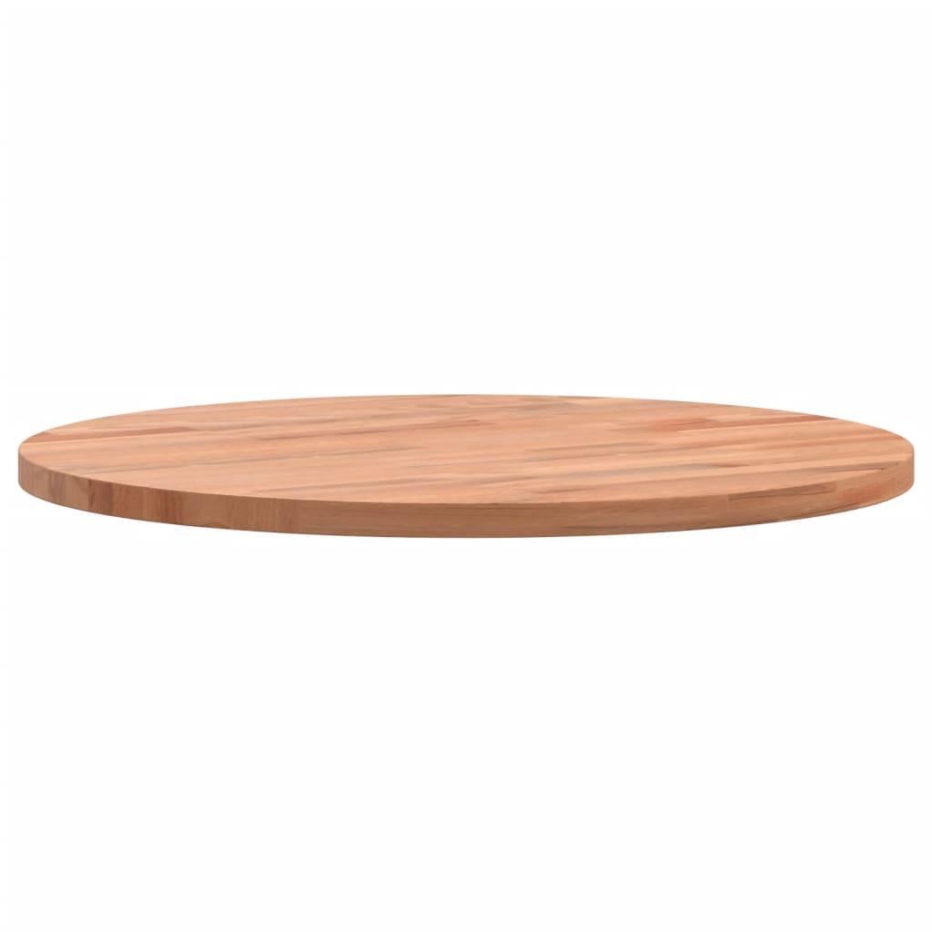 Bordplade Ø40x1,5 cm rund massivt bøgetræ