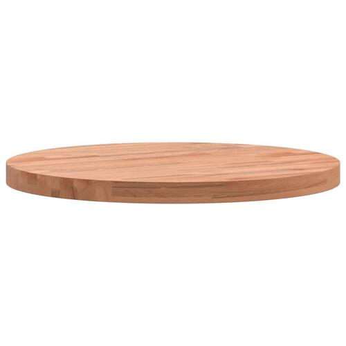 Bordplade Ø40x2,5 cm rund massivt bøgetræ