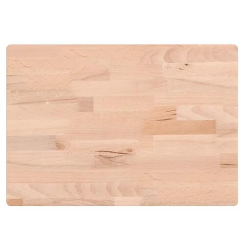 Skærebræt 50x35x4 cm massivt bøgetræ