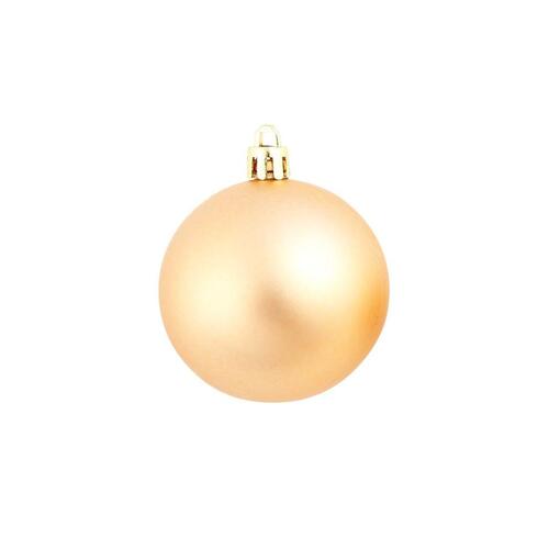 Julekuglesæt 100 stk. 3/4/6 cm rosenfarvet/guldfarvet
