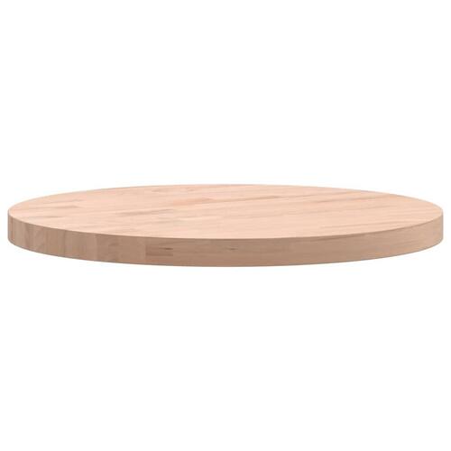 Bordplade Ø40x2,5 cm rund massivt bøgetræ