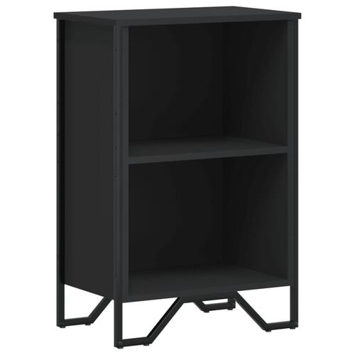 Bogreol 50x31x74,5 cm konstrueret træ sort