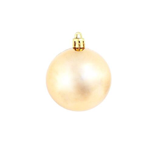 Julekuglesæt 100 stk. 3/4/6 cm rosenfarvet/guldfarvet