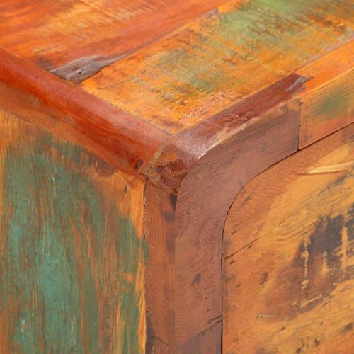 Sofabord 90x60x29 cm massivt genbrugstræ