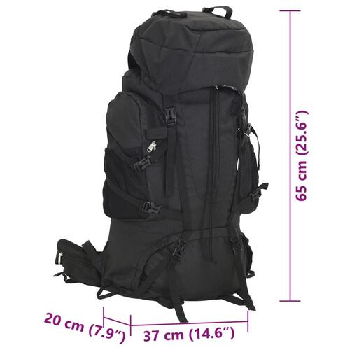 Vandretaske 60 l oxfordstof sort