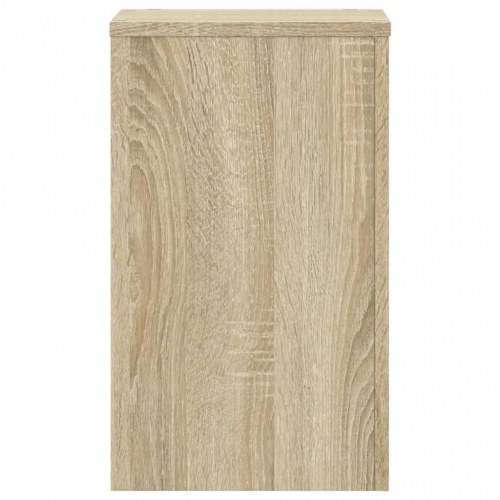 Plantestativer sæt af 2 - 30×30×50 cm i konstrueret træ, sonoma-eg