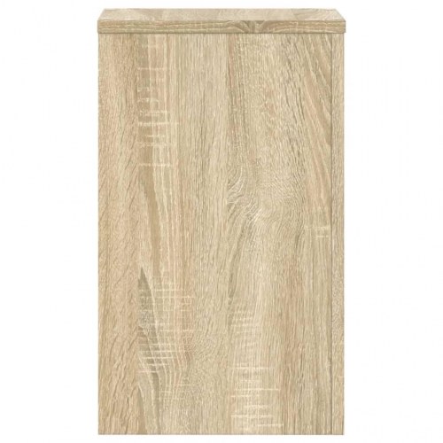 Plantestativer sæt af 2 - 30×30×50 cm i konstrueret træ, sonoma-eg