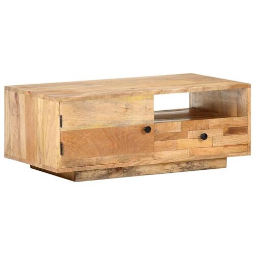 Sofabord 90x50x35 cm massivt mangotræ
