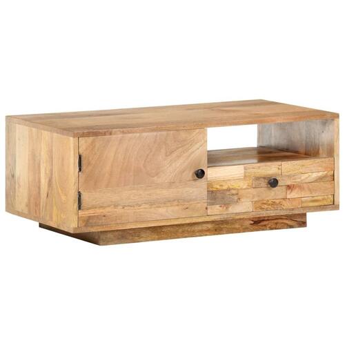 Sofabord 90x50x35 cm massivt mangotræ