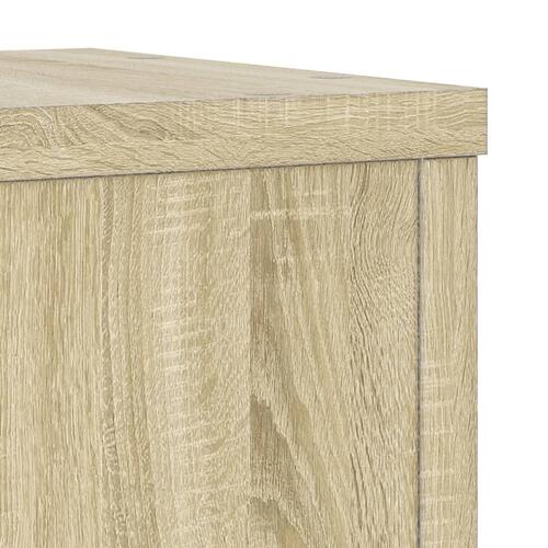 Plantestativer 2 stk. 25x25x35 cm konstrueret træ sonoma-eg