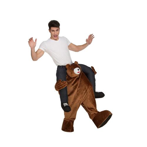 Kostume til voksne Ride-On Bjørn Onesize