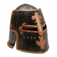 Middelalderlig hjelm Sort Bronze PVC (58 cm)