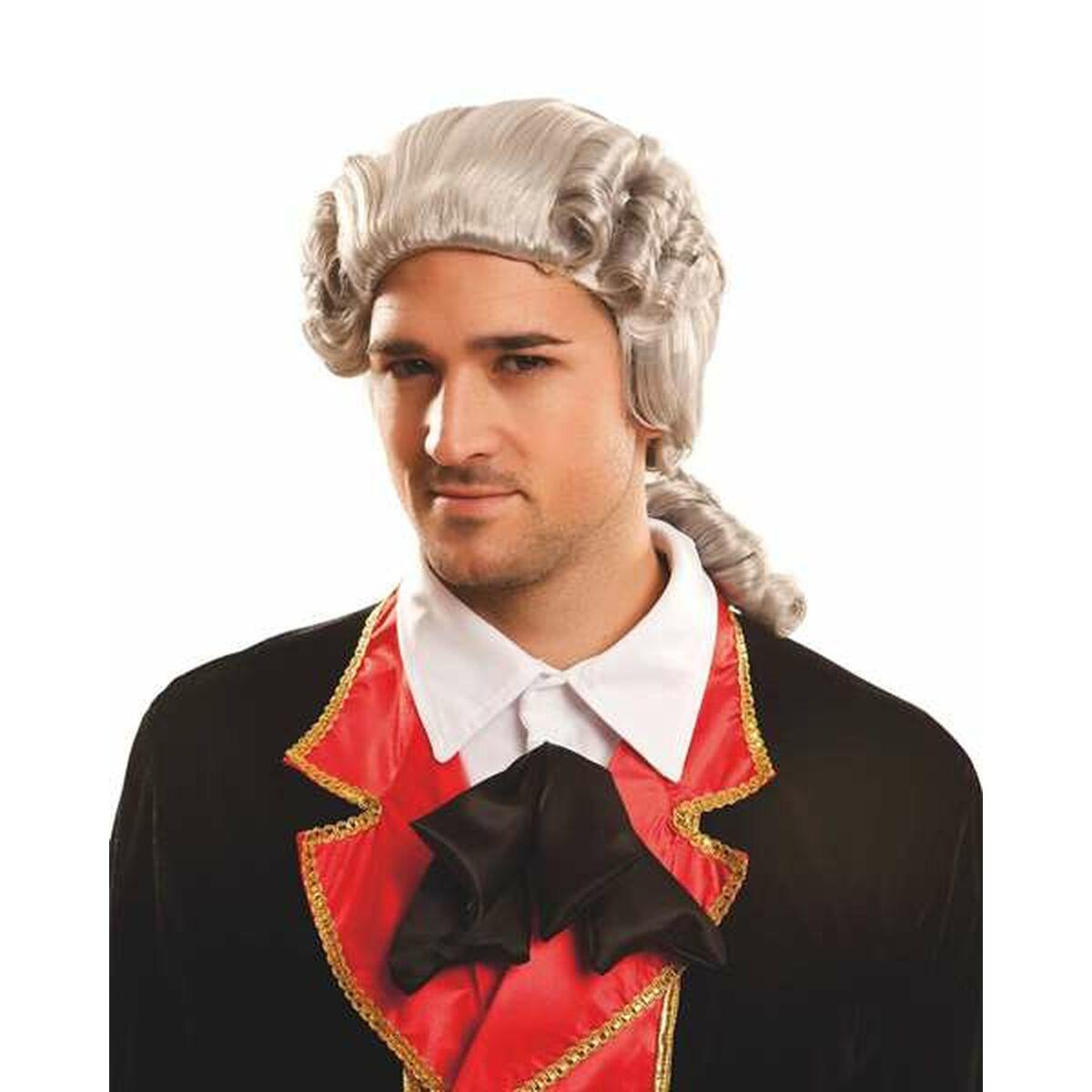 Retro paryk - Lord, hvid (str. M)