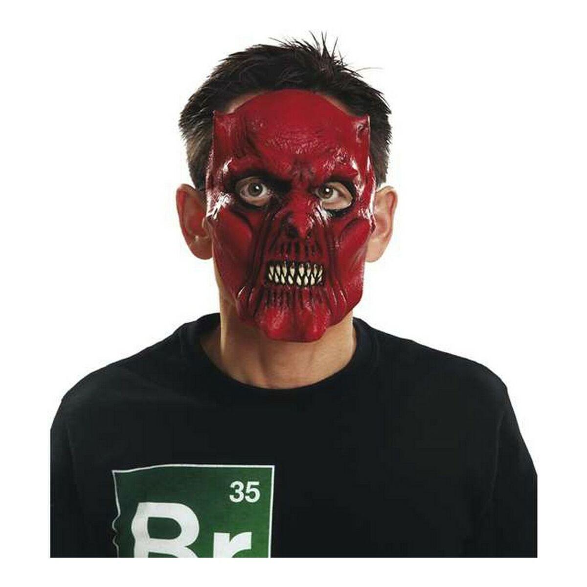 Halloween maske - Dæmon, onesize billede
