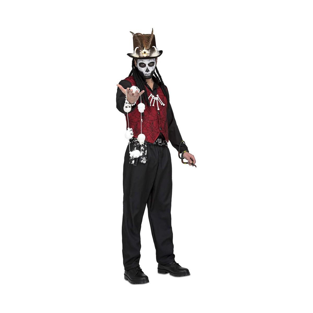 Voodoo Master kostume til voksne M/L - 7 dele