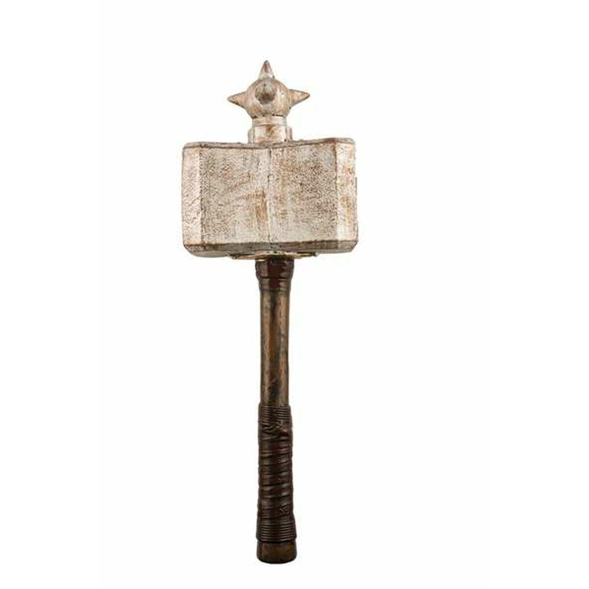 Legetøjs-hammer brun kriger M 57,5 cm