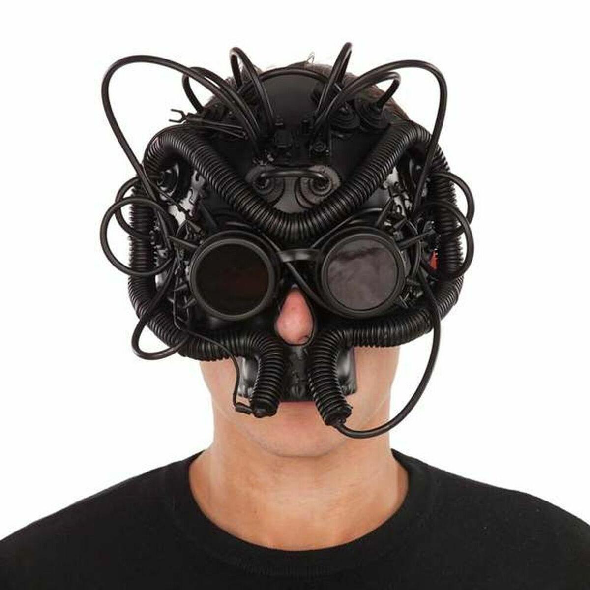 Maske Steampunk Sort