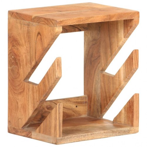 Væghængt skateboardstativ 25x20x30 cm massivt akacietræ