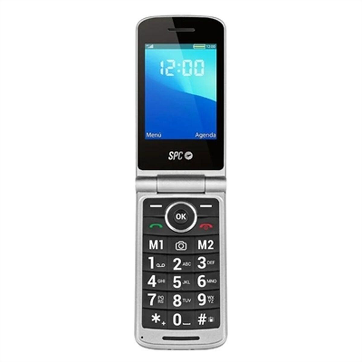 Mobiltelefon til ældre mennesker SPC Sort