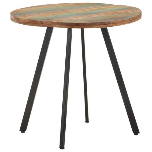 Spisebord 80 cm massivt genbrugstræ