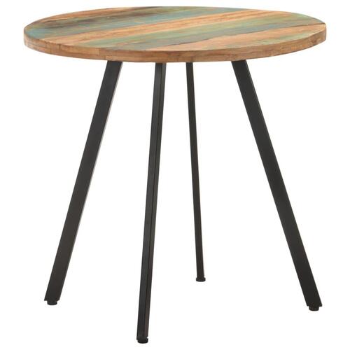 Spisebord 80 cm massivt genbrugstræ