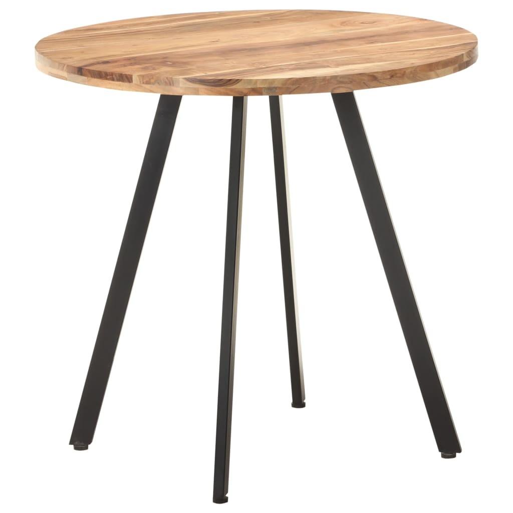 Spisebord 80 cm massivt akacietræ