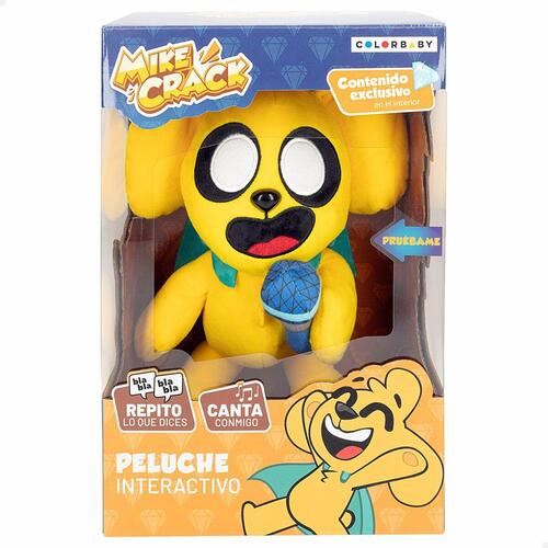 Bamse med Lyd Mikecrack Gul 29 cm