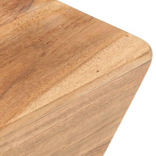 Sofabord 66x66x30 cm V-facon massivt akacietræ