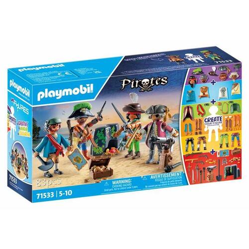Playset Playmobil Pirates 71533 83 Dele