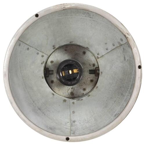 Industriel loftlampe E27 mangotræ sølvfarvet