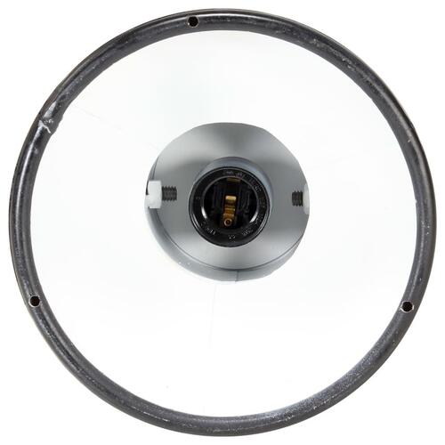 Industriel loftlampe E27 mangotræ sort