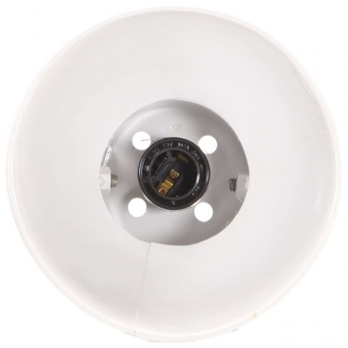 Industriel skrivebordslampe 58x18x90 cm E27 rund hvid